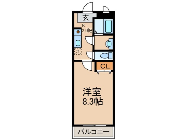 クリア吉塚の物件間取画像